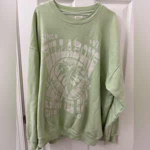 oversized billabong Crewneck